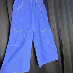 Forever 21 Royal Blue Elastic Waist Pants
